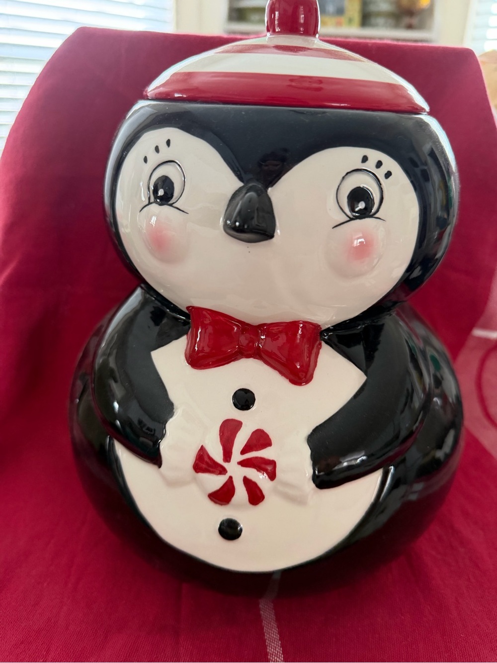 Johanna Parker penguin cookie jar